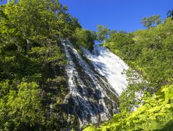 Oshinkoshin Falls in Shiretoko