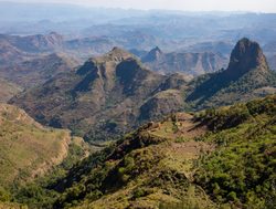 Simien Mountains National Park panoramic