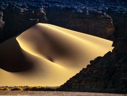Tassili n%27Ajjer National Park large sand dune