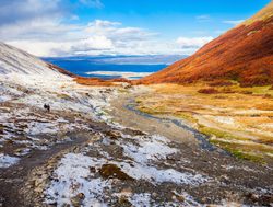 Tierra del Fuego National Park valley stream