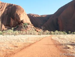 Trail around Uluru