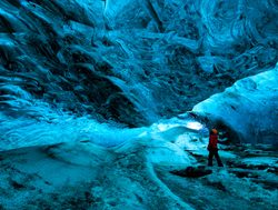 Vatnajokull National Park ice cave