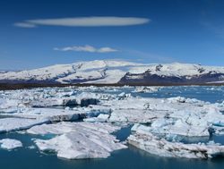 Vatnajokull National Park small icebergs
