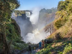 Victoria Falls National Park view from Zimbabwe