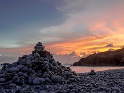 Virgin Island National Park sun setting