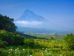 Virunga National Park volcano mountain