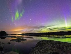 Voyageurs National Park aurora borealis