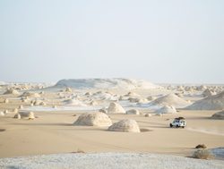 White Desert National Park desert landscape