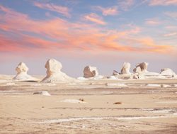 White Desert National Park limestone pillars