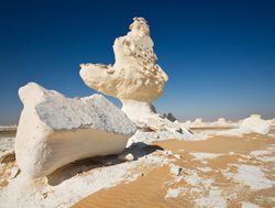 White Desert National Park unusual rock formation