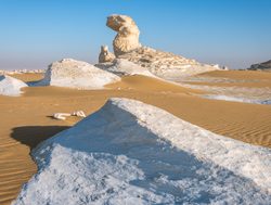 White Desert National Park white rock formations