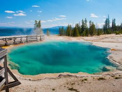 Yellowstone National Park great blue pool