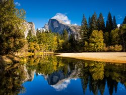 Yosemite National Park Half Dome reflection
