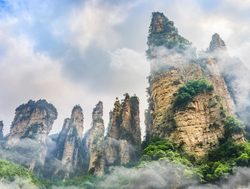 Rock formation of Zhangjiajie